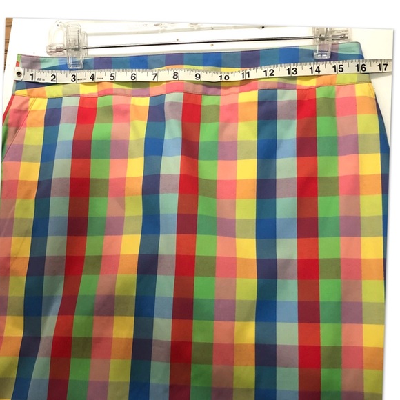 Checkered Pencil Skirt - Picture 4 of 8